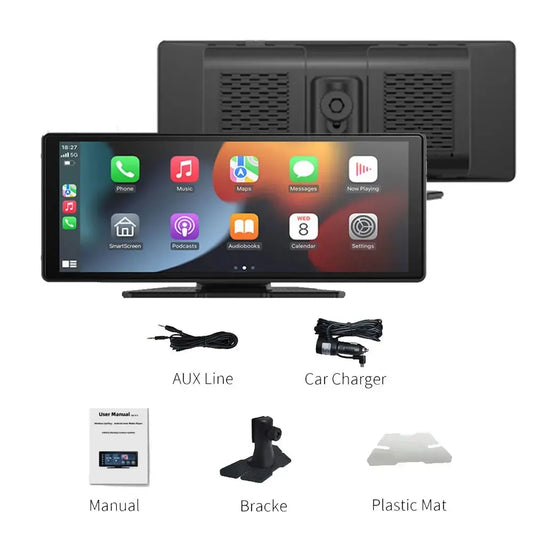 Yunpan Universal 10.26 Inch Car Radio Multimedia Wifi Video Player Wireless Carplay & Android Auto for or Android Mp5 Player