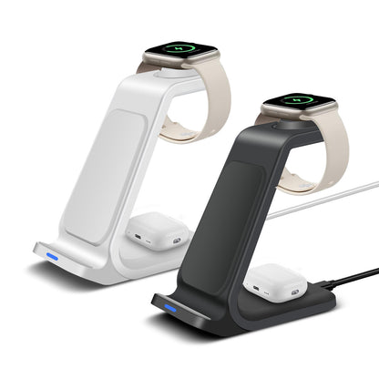 Wireless Charger Dock Charging Station 3 in 1 for Apple Watch Iphone 17 16 15 14