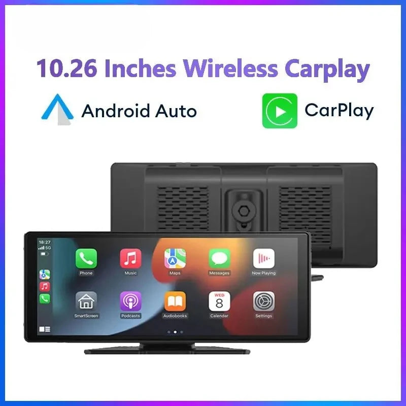 Yunpan Universal 10.26 Inch Car Radio Multimedia Wifi Video Player Wireless Carplay & Android Auto for or Android Mp5 Player