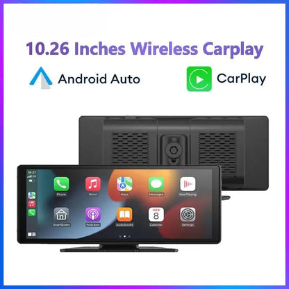 Yunpan Universal 10.26 Inch Car Radio Multimedia Wifi Video Player Wireless Carplay & Android Auto for or Android Mp5 Player