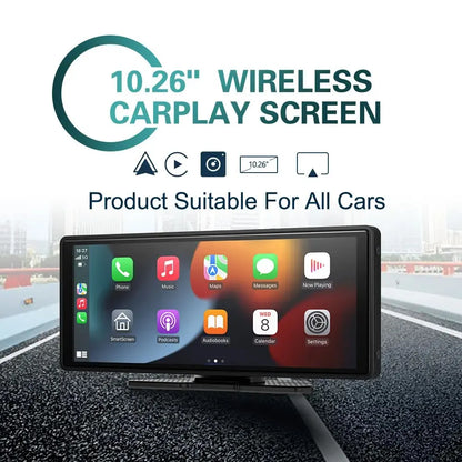 Yunpan Universal 10.26 Inch Car Radio Multimedia Wifi Video Player Wireless Carplay & Android Auto for or Android Mp5 Player