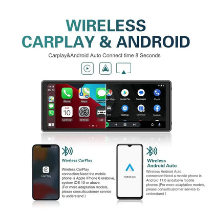 Yunpan Universal 10.26 Inch Car Radio Multimedia Wifi Video Player Wireless Carplay & Android Auto for or Android Mp5 Player